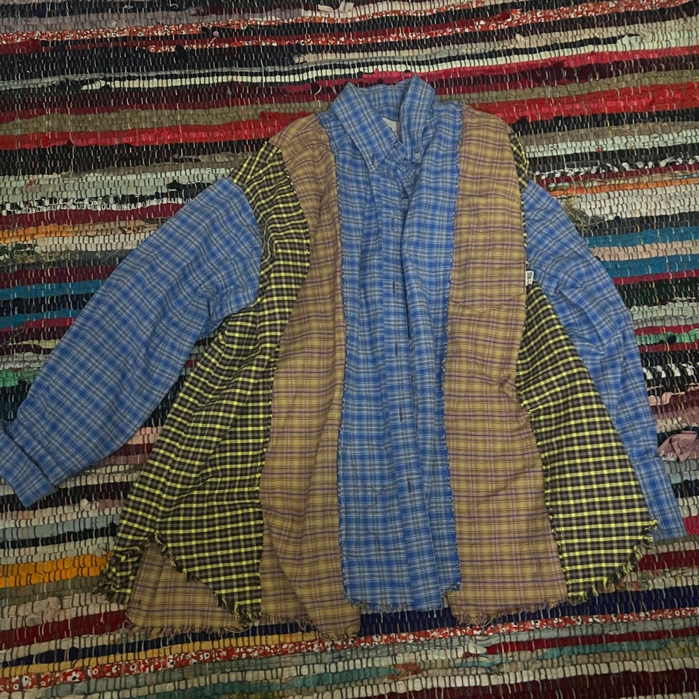 BDG Multicolor Plaid Button Up Shirt
